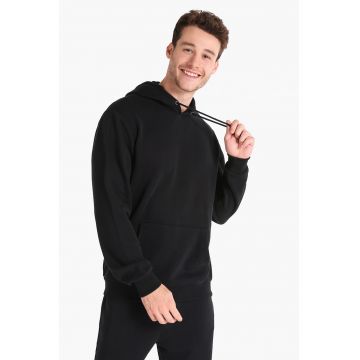 Hanorac regular fit cu buzunar kangaroo