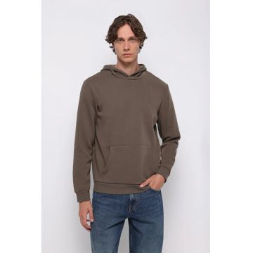 Hanorac  regular fit maroniu bărbați Cl1076340