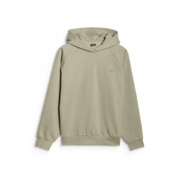 Hanorac Trening Unisex  Gluga Integrata - 80% Bumbac - Olive Moss Yellow - Sportstyle - Oversize - 400gsm - Fara Fermoar -