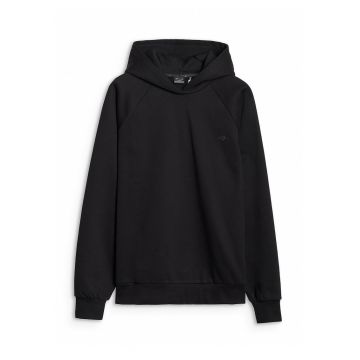 Hanorac Unisex Fara Fermoar Cu Gluga - Negru Intens  Material Rezistent si Confortabil - Stil Oversize pentru Sport si Casual - Sportstyle - Sezon SS25