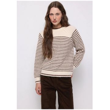 Pulover De Dama Bej Regular Fit 8684112956091