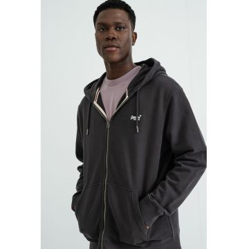 SUPERDRY - Hanorac slim-fit cu fermoar