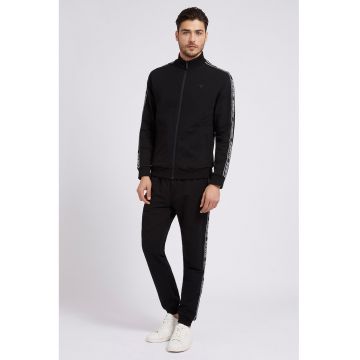 Bluza cu fermoar - pentru antrenament - Negru