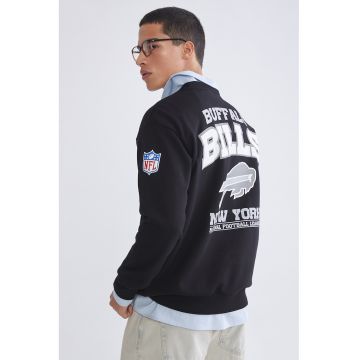 Bluza de trening cu imprimeu Buffalo Bills - Negru