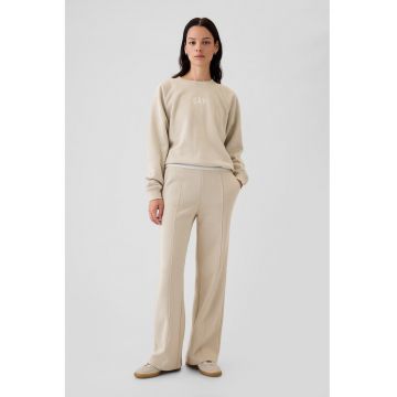 Bluza de trening lejera cu maneci raglan - Crem