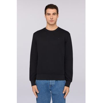 Bluza regular fit de trening din bumbac - Negru