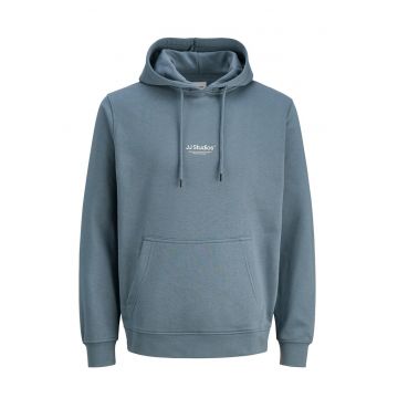 Hanorac barbati - Jack Jones - albastru - 80% bumbac organic - 20% poliester reciclat -