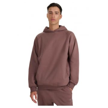 Hanorac barbati  stil de viata - maro - fara fermoar