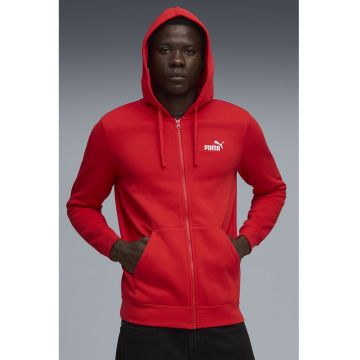 Hanorac cu fermoar ESS No. 1 - Rosu vermillion