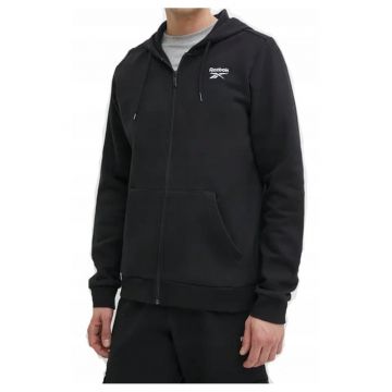 Hanorac cu fermoar si 2 buzuzare laterale -