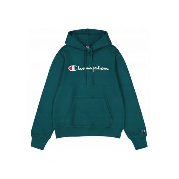 Hanorac cu imprimeu logo si buzunar kangaroo -