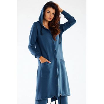 Hanorac dama -  Albastru