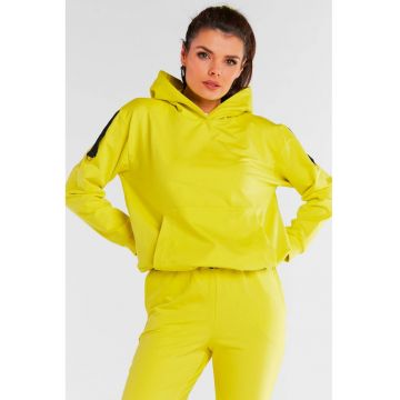 Hanorac dama -  Bumbac/Elastan - Galben