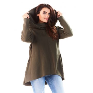 Hanorac dama -  Bumbac/Elastan - Kaki