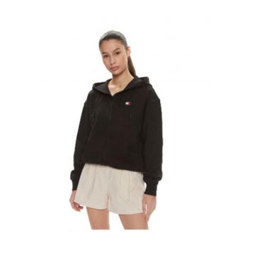 Hanorac dama -  bumbac - negru -