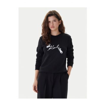 Hanorac dama  negru - textil