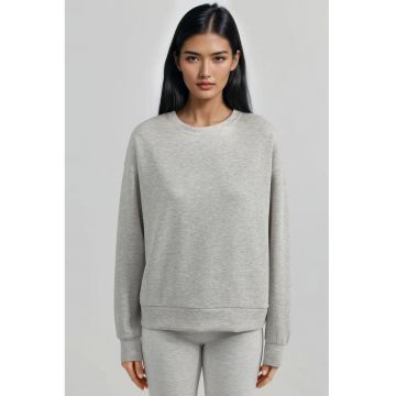 Hanorac de dama -  gri deschis - modal