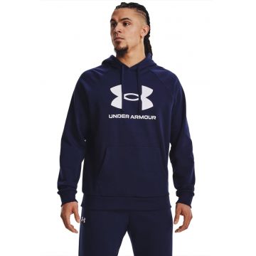 Hanorac lejer cu buzunar kangaroo Rival - Alb/Albastru indigo