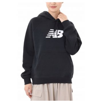 Hanorac lejer cu maneci raglan si imprimeu logo