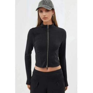 Hanorac pentru dama  negru - jerseu