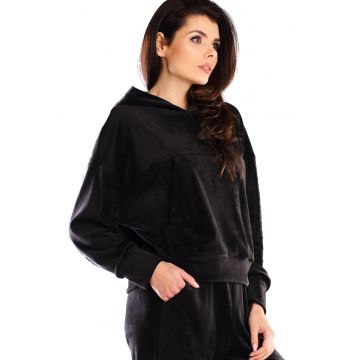 Hanorac  Poliester - Negru