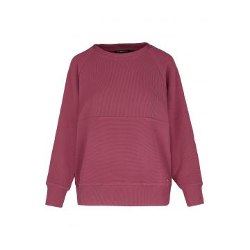 Bluza de trening pentru femei -  B-Mink - dungi - roz -