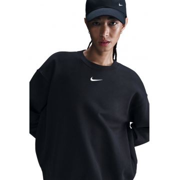 Bluza de trening supradimensionata cu maneci cazute - Negru