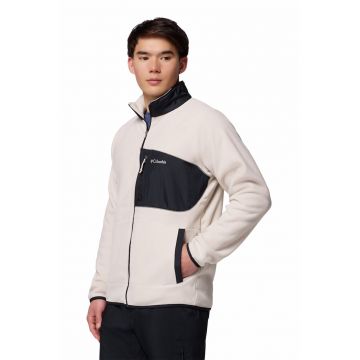 Bluza pentru trekking Fast Trek - Alb fildes/Negru