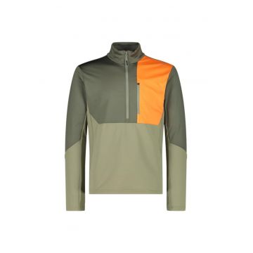 Fleece barbati  34L1537 - Verde/Portocaliu