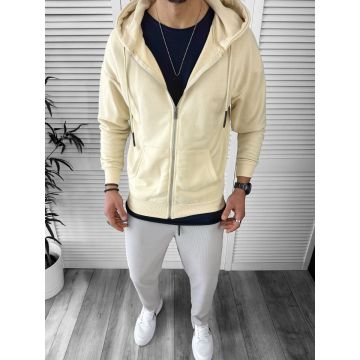 Hanorac barbati slim fit bej K109 P20-1.2