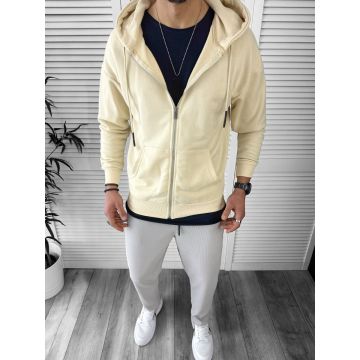 Hanorac barbati slim fit bej K109 P20-1.2