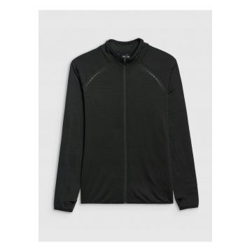 Hanorac dama  regular - negru - poliester - cu uscare rapida