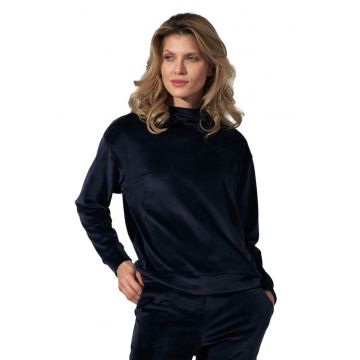 Hanorac dama Ygenet M745 culoare granat - Albastru inchis