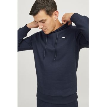 Hanorac de bumbac cu snur - Bleumarin