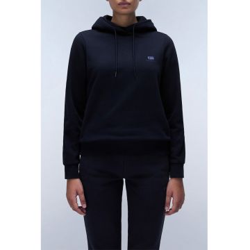 Hanorac regular-fit cu logo discret - Bleumarin