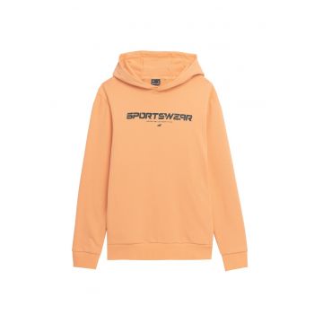 Hanorac sport barbati -  Bumbac/Poliester - Portocaliu - Marimea