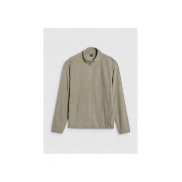 Polar pentru Barbati  Olive Moss Yellow - Tehnologie 4FWarm - Microfleece Termic - Croiala Regular - Sportstyle - Marimi S-XXL