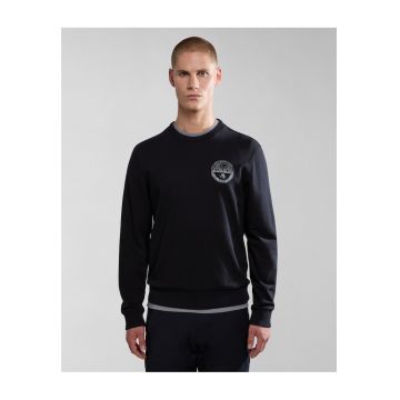 Bluza de trening din bumbac cu detaliu logo Bollo -