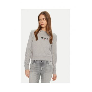 Bluzon din bumbac cu print logo