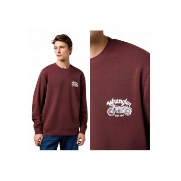 Hanorac  Americana Crew - marookkk - Maro inchis