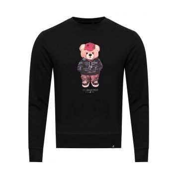 Hanorac barbat -  negru - bumbac si poliester