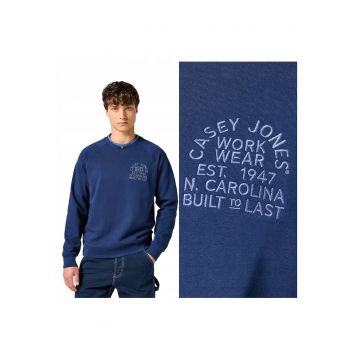 Hanorac barbati -  Casey Jones - bumbac - albastru -