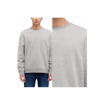 Hanorac Barbati -  Clio - Regular Fit - Decolteu Rotund - Fara Buzunare - Maneci Lungi - Bumbac - Fara Inchidere - M INTL - Gri