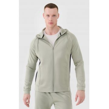 Hanorac Barbati  Cu Gluga - Antrenament - Poliester - Tehnologie 4FDry - Olive Moss Yellow - Marimi S-3XL - SS25