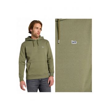 Hanorac Barbati -  Plain Hoodie - Regular Fit - Cu Gluga - 1 Buzunar - Maneci Lungi - Bumbac - Fara Inchidere - 2XL INTL - Verde