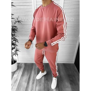 Hanorac barbati slim fit roz CU MIC DEFECT DEF5926 N6-3.2