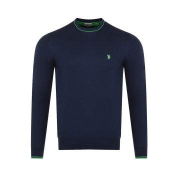 Hanorac barbati US Polo Assn. Sweater Bleumarin Verde
