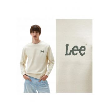 Hanorac Barbati -  Wobbly SWS - Regular Fit - Decolteu Rotund - Fara Buzunare - Maneci Lungi - Bumbac - Fara Inchidere - 2XL INTL - Bej