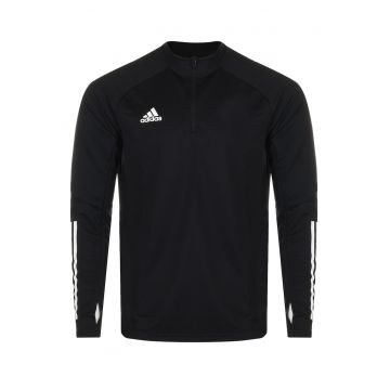 Hanorac -  Con20 Tr Top Fs7116 - Negru - Alb - Inchidere Cu Fermoar Scurt - Confortabile - de inalta calitate - Negru