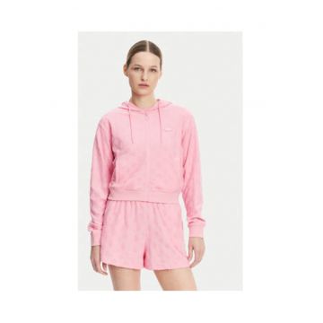 Hanorac crop cu imprimeu logo